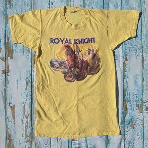 Amazing vintage single stitch Royal Knight Shirt